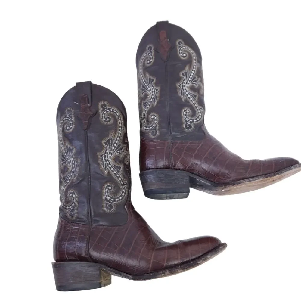 Ferrini leather cowboy